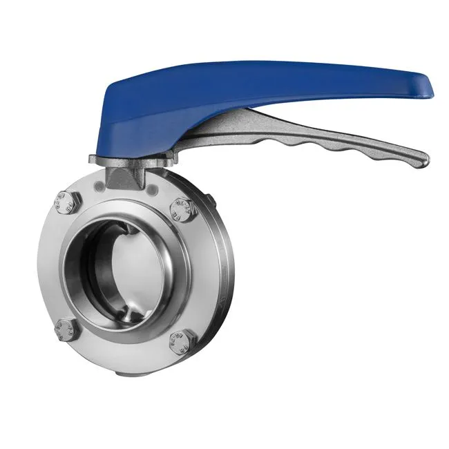 Válvula de Mariposa Clamp 316 con manija plástica (1")