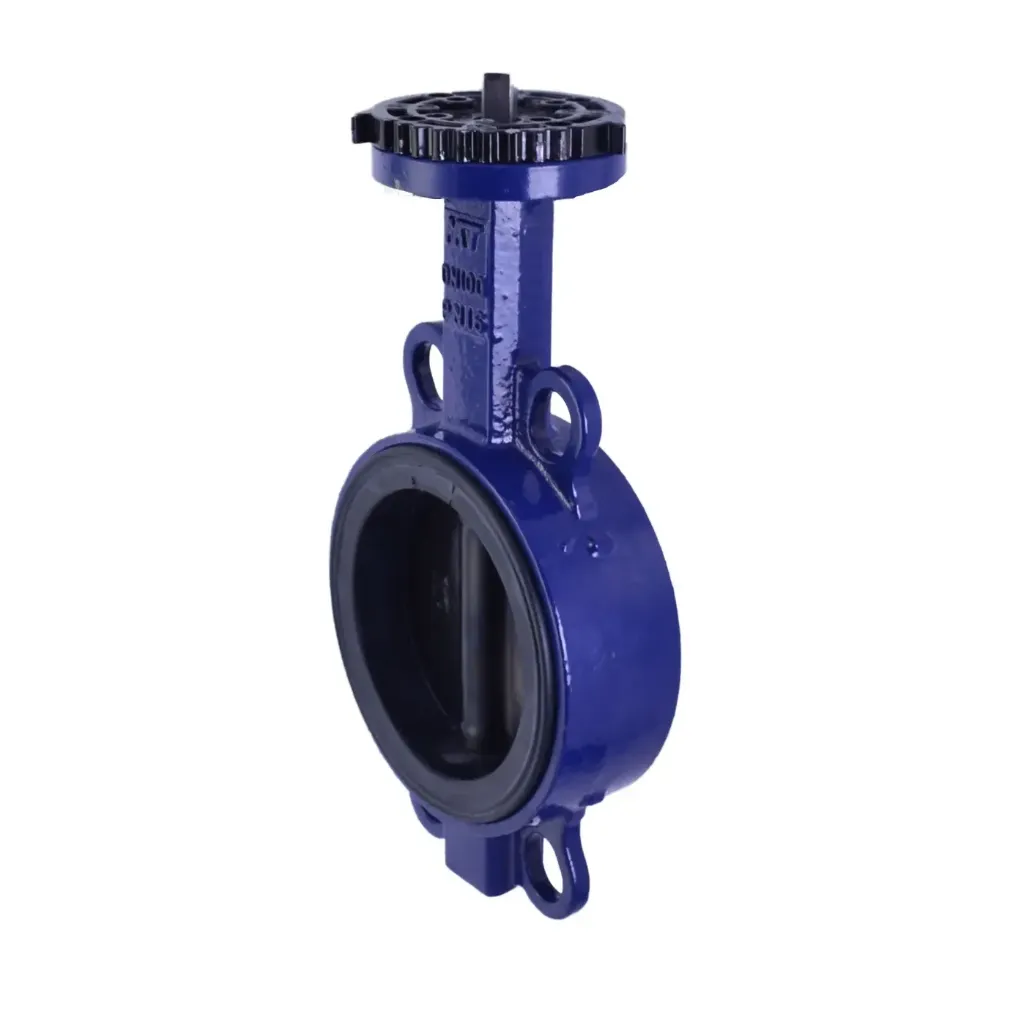 Válvula de Mariposa Wafer Brida Universal Hierro Dúctil Disco de fundición + poliamida 11 Recubrimiento RILSAN Asiento EPDM (2")