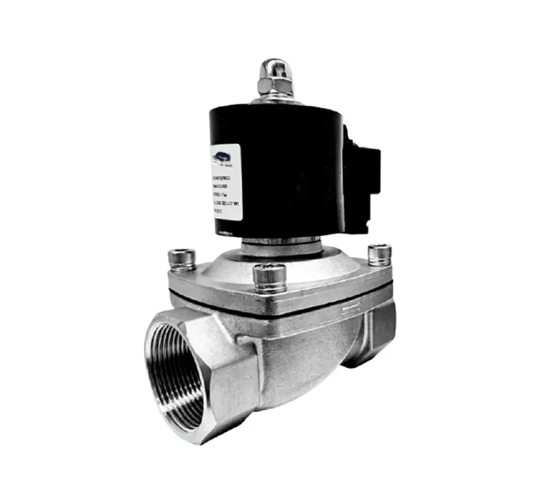 Válvula solenoide de 2 vías acero inoxidable rosca NPT serie Q2S
