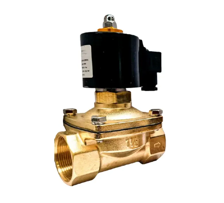 Válvula solenoide de 2 vías bronce rosca NPT serie EBNC